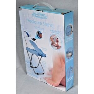 NEW Pedicure Stand Table w/ Magnifying Light & Drying Fan Adjustable Pedicure